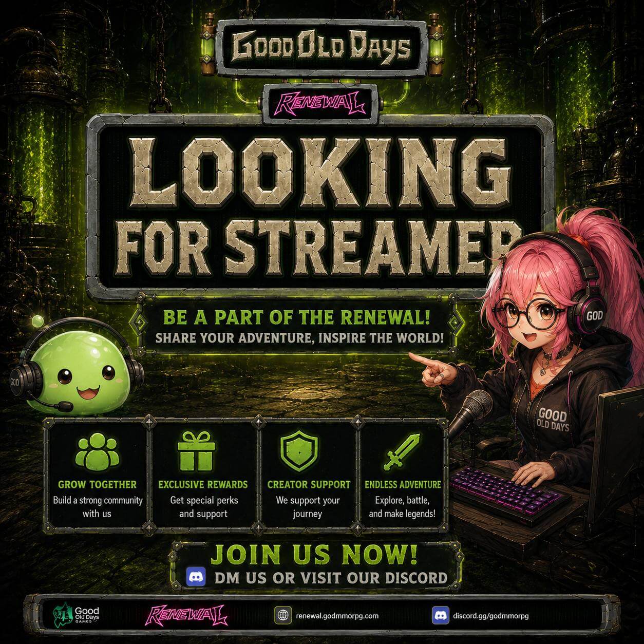 Looking for Streamer